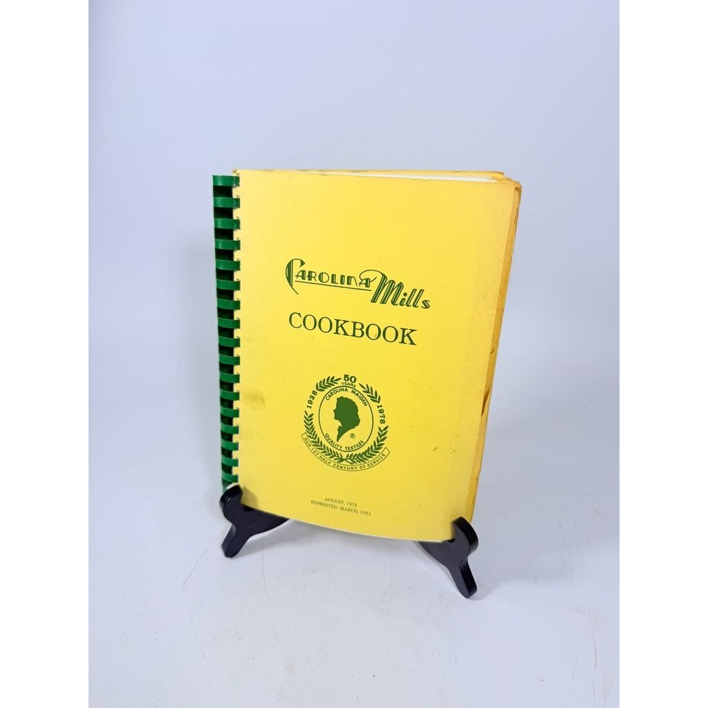 Vintage Cookbook Carolina Mills 1983 Cookbook Knitting Mill North Carolina Appalachia Recipes