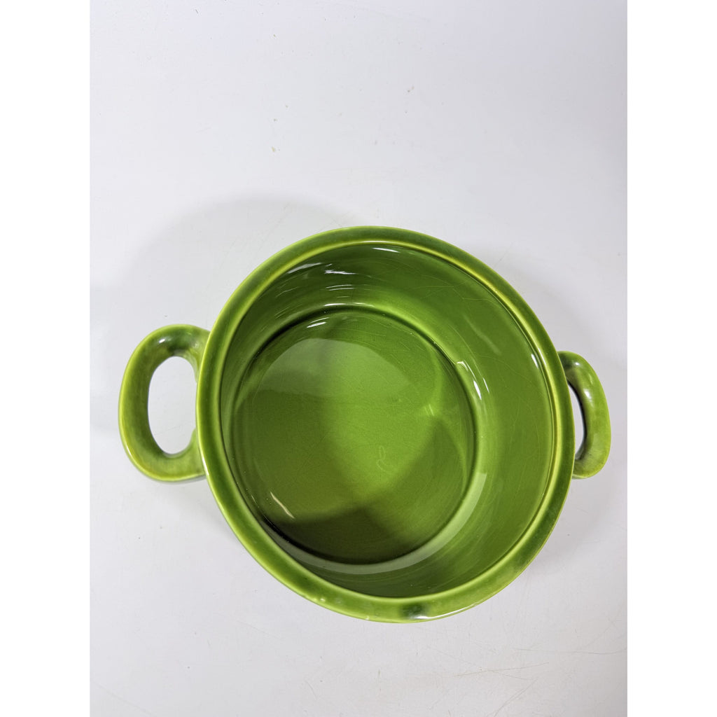 Covered Casserole Georges Briard La Salade Green Porcelain Red Peppers Decorative Replacement China Cookware Bakeware Kitcheware