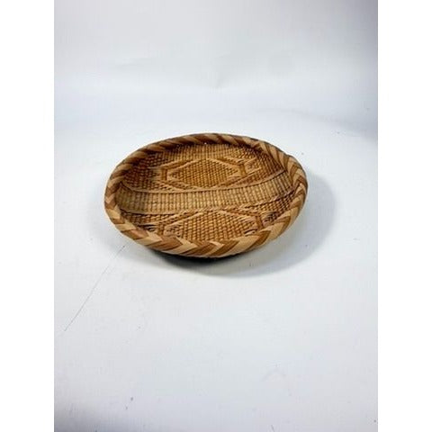 Handwoven Gokwe Binga Tonga Basket Zimbabwe Africa Inch Hanging Art Gallery Wall Handmade Tribal Home Decor Decorative Accents