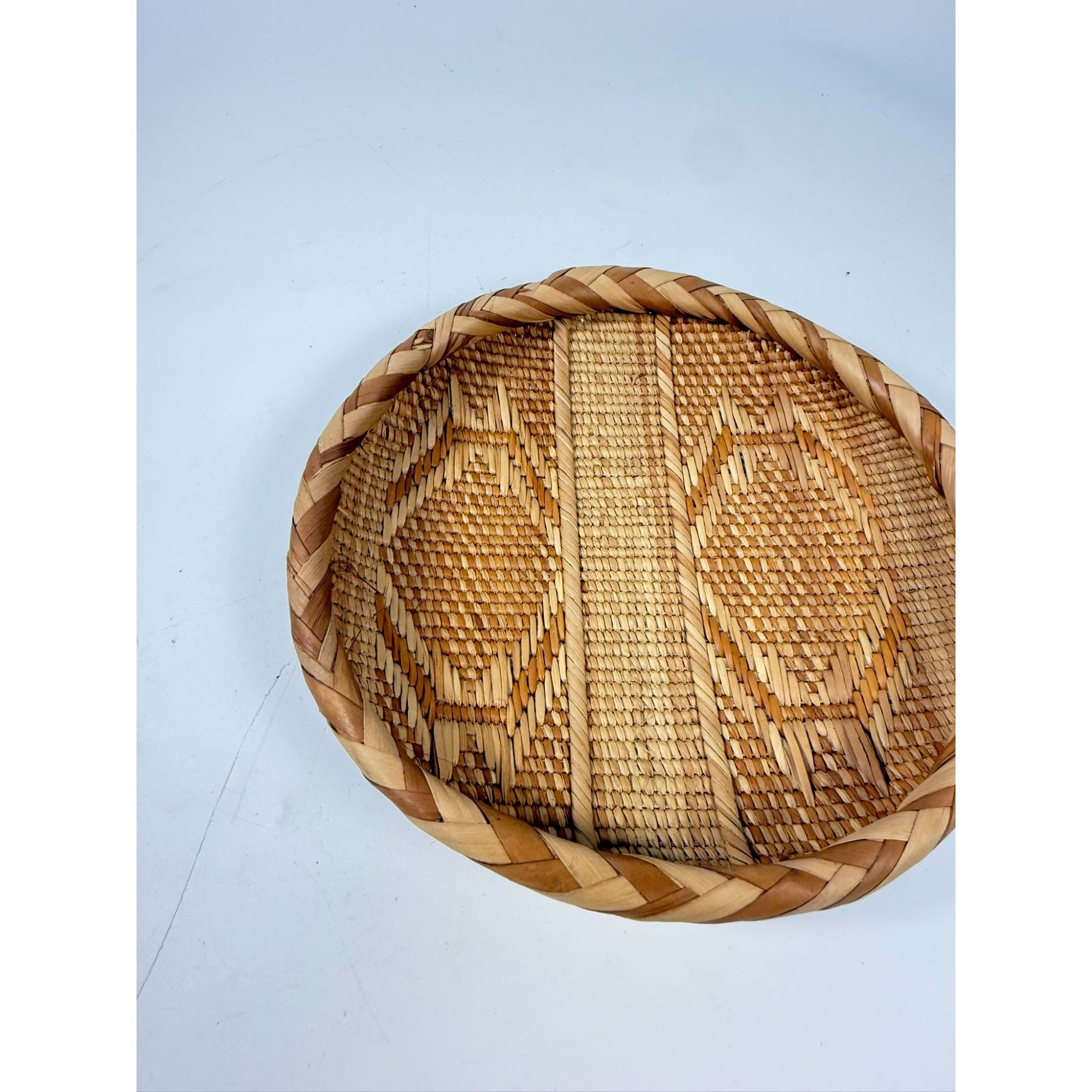 Handwoven Gokwe Binga Tonga Basket Zimbabwe Africa Inch Hanging Art Gallery Wall Handmade Tribal Home Decor Decorative Accents