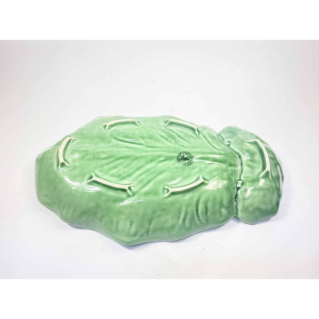 Serving Platter Chip and Dip Bordallo Pinheiro Large Green Cabbage Leaf Made in Portugal Replacement China Grand Millennial