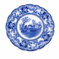 Flow Blue Dinner Plate Antique Cobalt Togo F Winkle Colonial Pottery Stoke England Scalloped Edge Replacement China Gallery Wall Home Decor