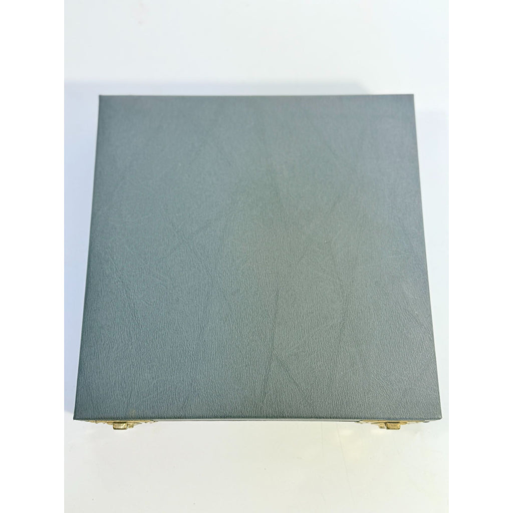 Collector Christmas Plate Green Moser Glass 1971 Vanoce Karlstein Castle Etched Limited Edition Czech Republic Original Box