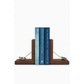 Wooden Bookends | Boat Cleat Rope Maritime Nautical Coastal | Handcrafted Art Duser | Wood Book Shelf  Book Ends | Home Office Decor Gift