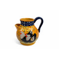 Rooster Chicken Chick Pottery Pitcher Ceramic Ambience Collection By Giani Hand Painted Farmhouse Primitive Country Rustic Granny Core