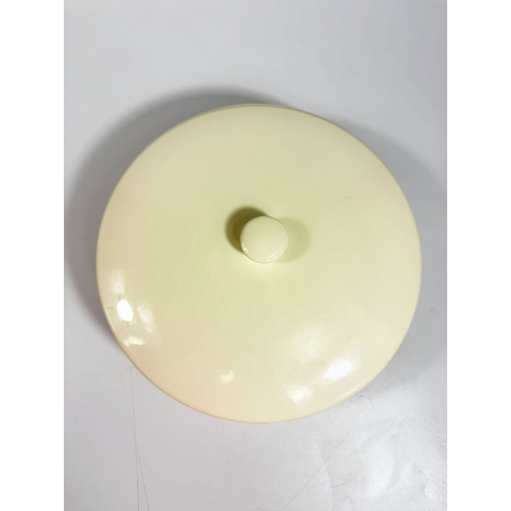 Casserole Dish Covered Cream Edwin Knowles Mid Century Atomic Retro USA Made 52-1 Replacement China Serveware Neutral Vegtable Side Dish