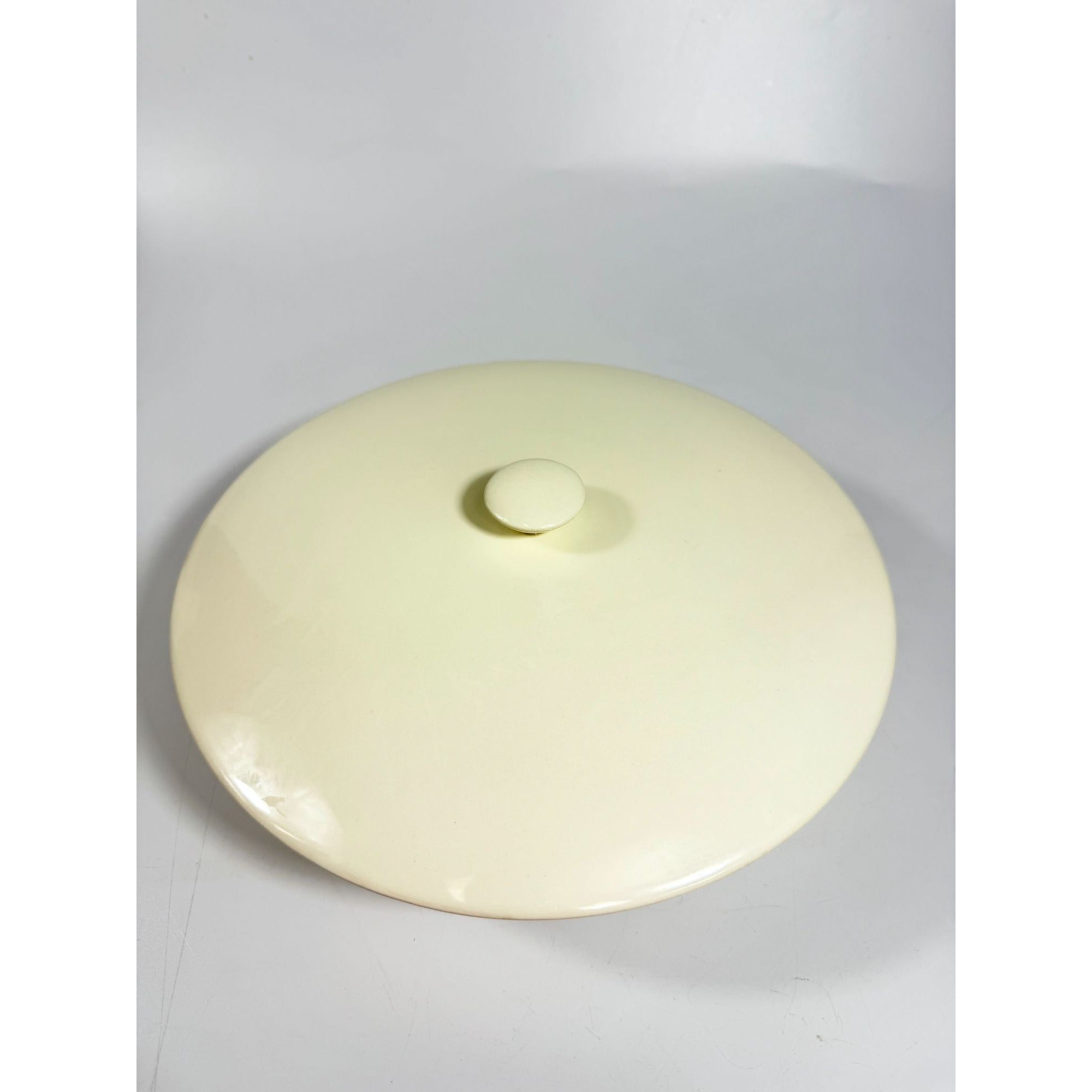 Casserole Dish Covered Cream Edwin Knowles Mid Century Atomic Retro USA Made 52-1 Replacement China Serveware Neutral Vegtable Side Dish