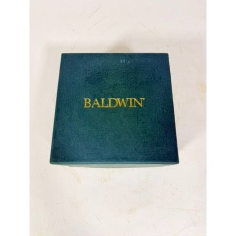 Christimas Ornament Baldwin 1996 3D 24kt Gold Over Brass Imperial Filigree Ball/Egg Original Box Collectible Holiday Accents