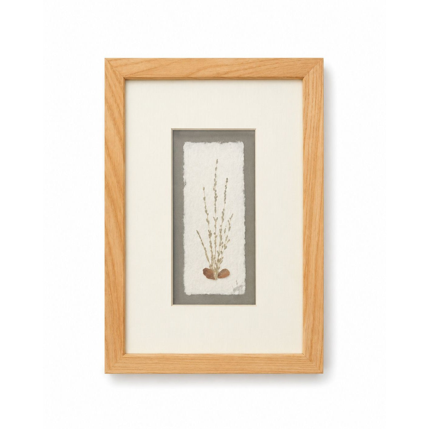 Wall Decor Handcrafted Floral Paper Art Vintage Sculptural Shadow Box Tiny Flowers Wood Frame African Craft Gallery Art Table Home Decor