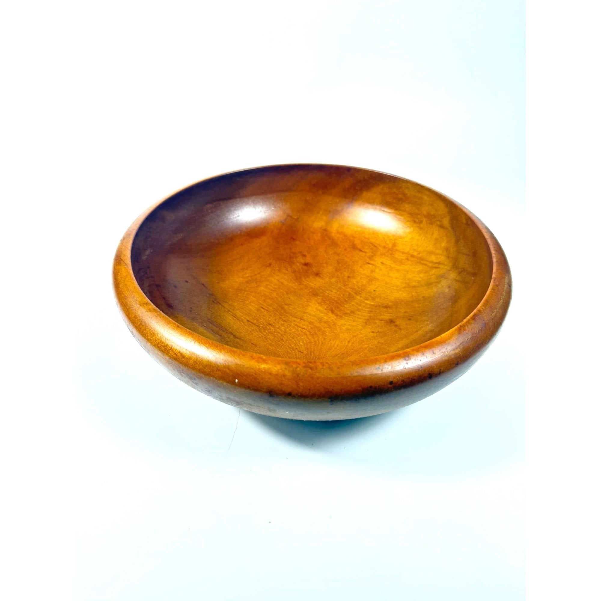 Dough Salad Bowl 1940’s Light Wood Pine RoundVintageMid Century Modern Farmhouse Primitive French Country Kitchen Serving Decorative