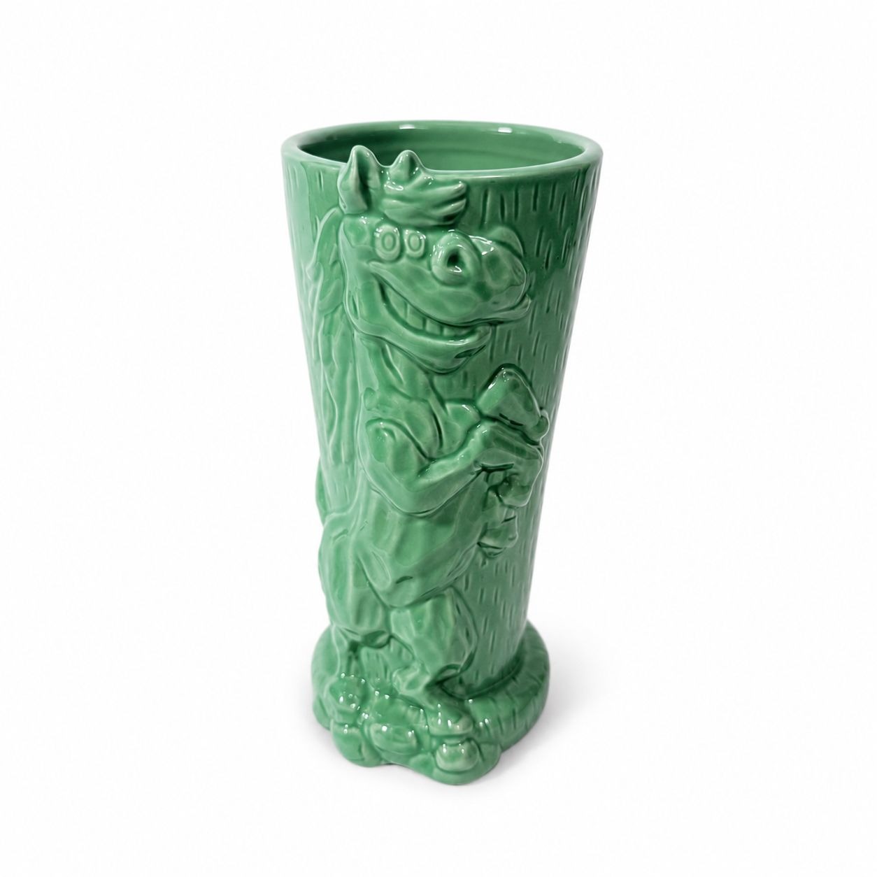 Smiling Horse Tiki Mug Vase Haynes Besco Mid Century Style Teal Turquoise Green Kitchen Decor Unique Gifts Farm Barn Animals Funny