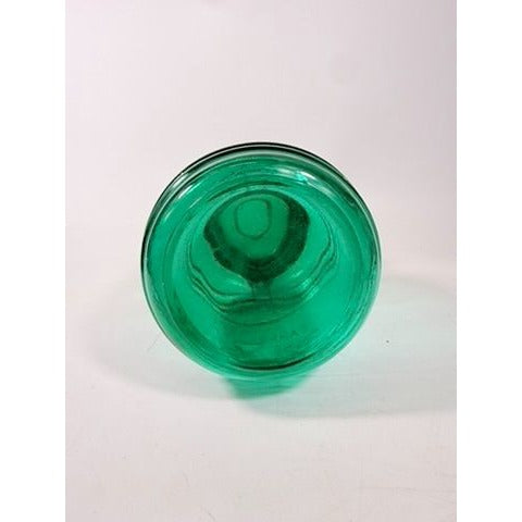 Glass Canister Turquoise Blue Cracker Barrel Style Jar 2QT Cookies Flour Sugar Wire Clasp Kitchenware Home Decor Collectible