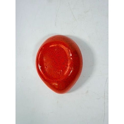 Ashtray Miniature Bed Pan Vintage Trinket Dish Kitschy Ceramic "Wash Me Out" Speckled Hand Painted