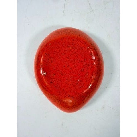 Ashtray Miniature Bed Pan Vintage Trinket Dish Kitschy Ceramic "Wash Me Out" Speckled Hand Painted