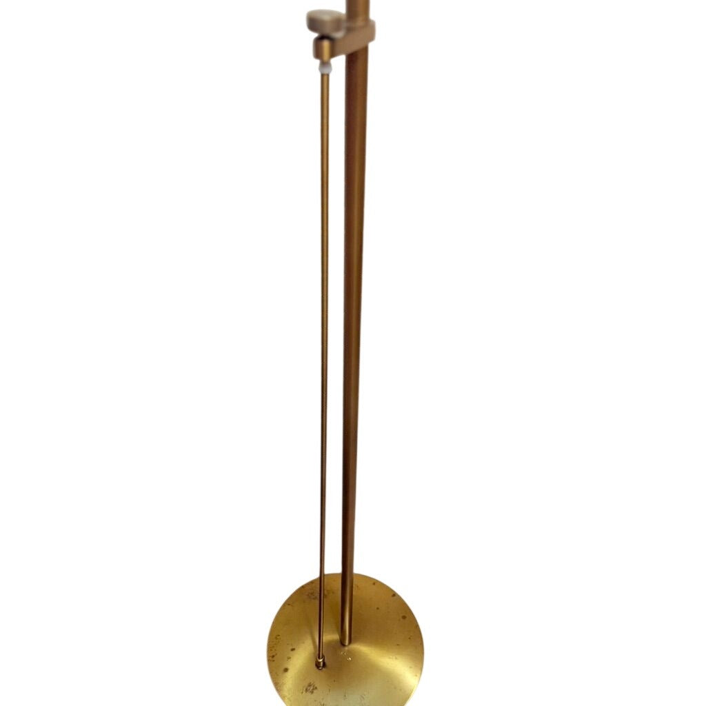 Pole Floor Lamp Brass Mid Century Modern Holtkotter Leuchten Holtkoetter Dimmer Gooseneck Sleek Minimalistic Retro German Handwerkstradition