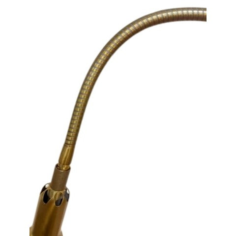 Pole Floor Lamp Brass Mid Century Modern Holtkotter Leuchten Holtkoetter Dimmer Gooseneck Sleek Minimalistic Retro German Handwerkstradition