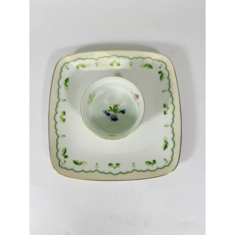 Chip and Dip Set Georges Briard Victorian Garden Replacement China Serving Pieces Porcelain Hostess
