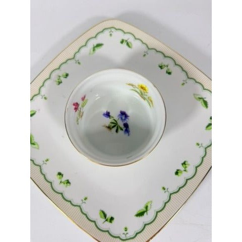 Chip and Dip Set Georges Briard Victorian Garden Replacement China Serving Pieces Porcelain Hostess