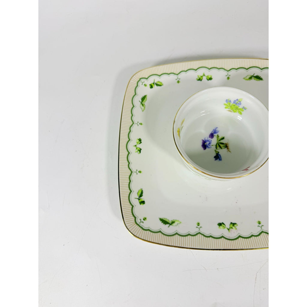 Chip and Dip Set Georges Briard Victorian Garden Replacement China Serving Pieces Porcelain Hostess