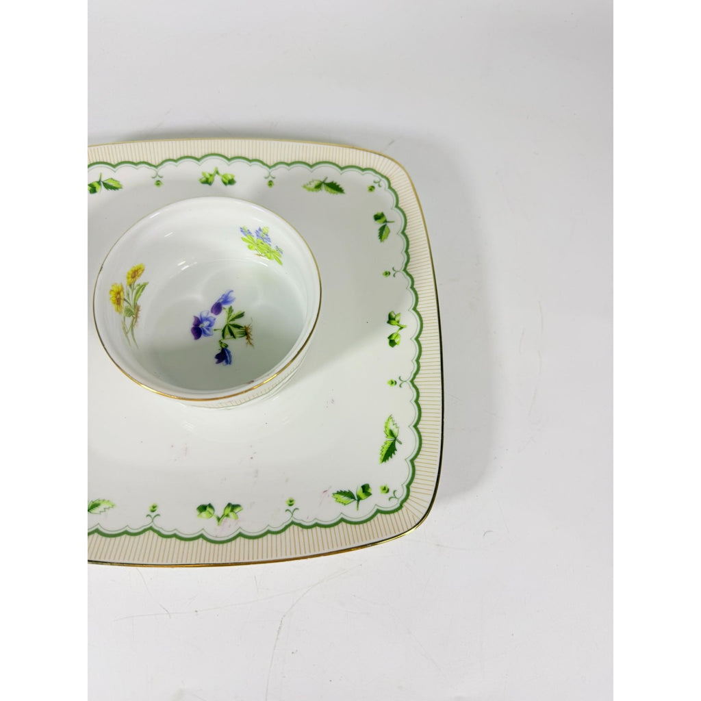 Chip and Dip Set Georges Briard Victorian Garden Replacement China Serving Pieces Porcelain Hostess