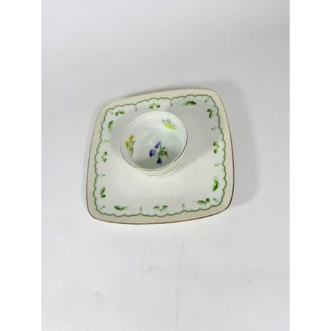 Chip and Dip Set Georges Briard Victorian Garden Replacement China Serving Pieces Porcelain Hostess