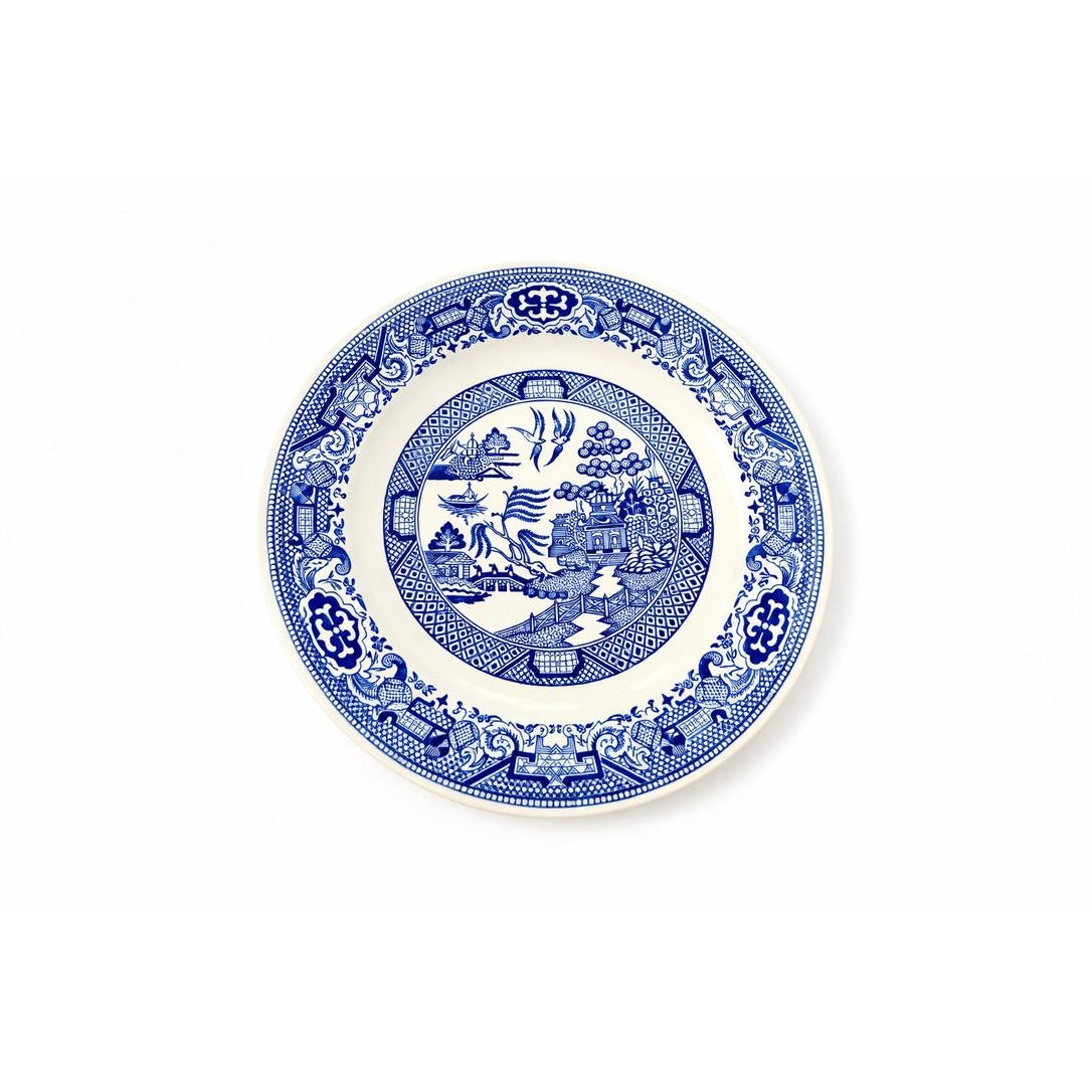 Luncheon Side Plate Vintage Blue Willow Ware Homer Laughlin Chinosiere Replacement China Oriental Traditional