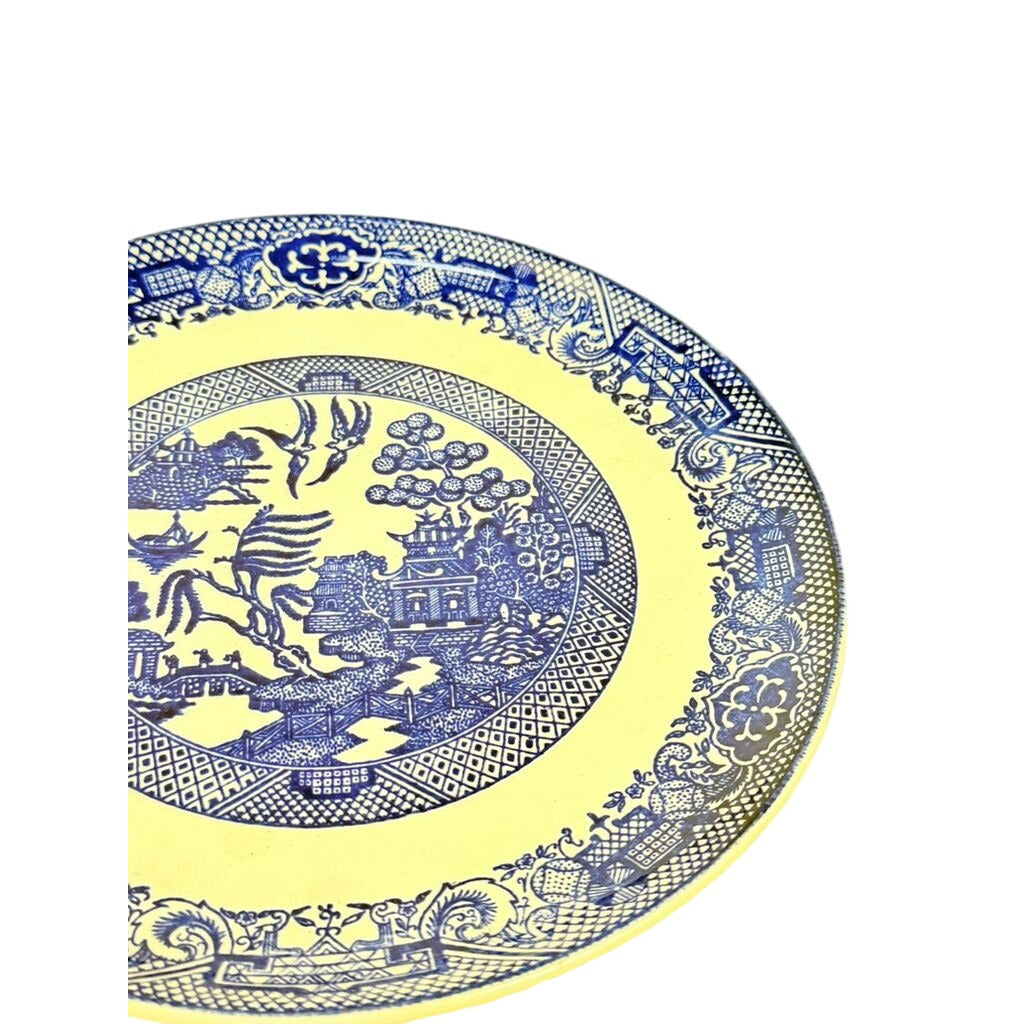 Luncheon Side Plate Vintage Blue Willow Ware Homer Laughlin Chinosiere Replacement China Oriental Traditional