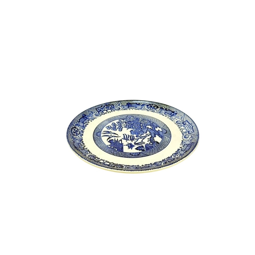 Luncheon Side Plate Vintage Blue Willow Ware Homer Laughlin Chinosiere Replacement China Oriental Traditional