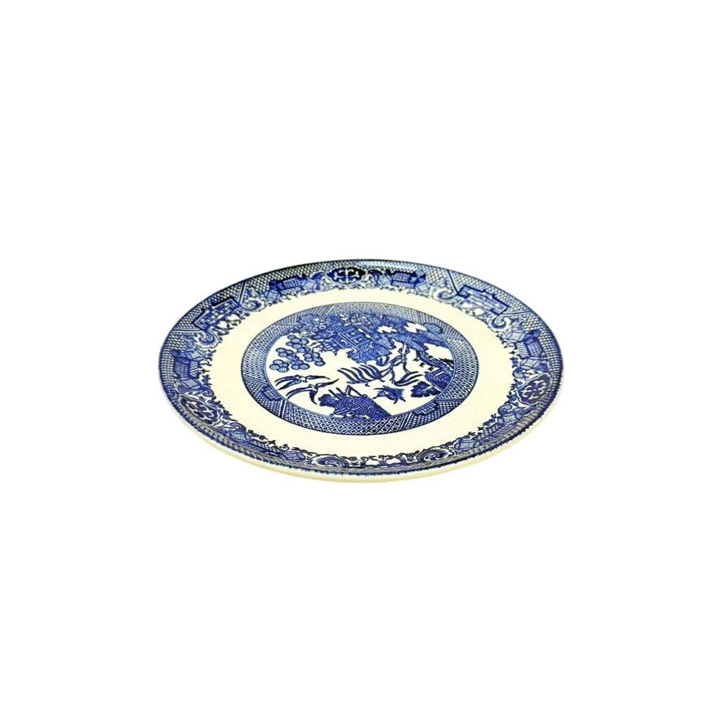 Luncheon Side Plate Vintage Blue Willow Ware Homer Laughlin Chinosiere Replacement China Oriental Traditional