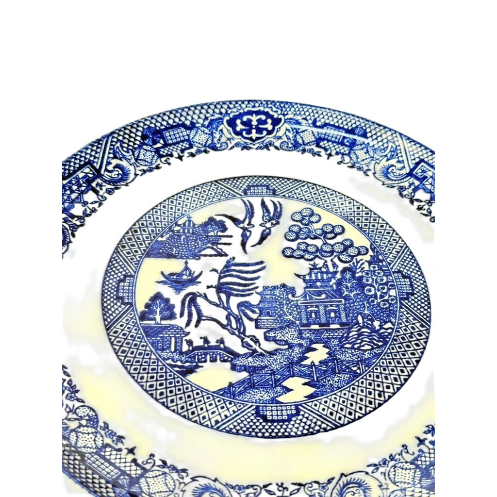 Luncheon Side Plate Vintage Blue Willow Ware Homer Laughlin Chinosiere Replacement China Oriental Traditional