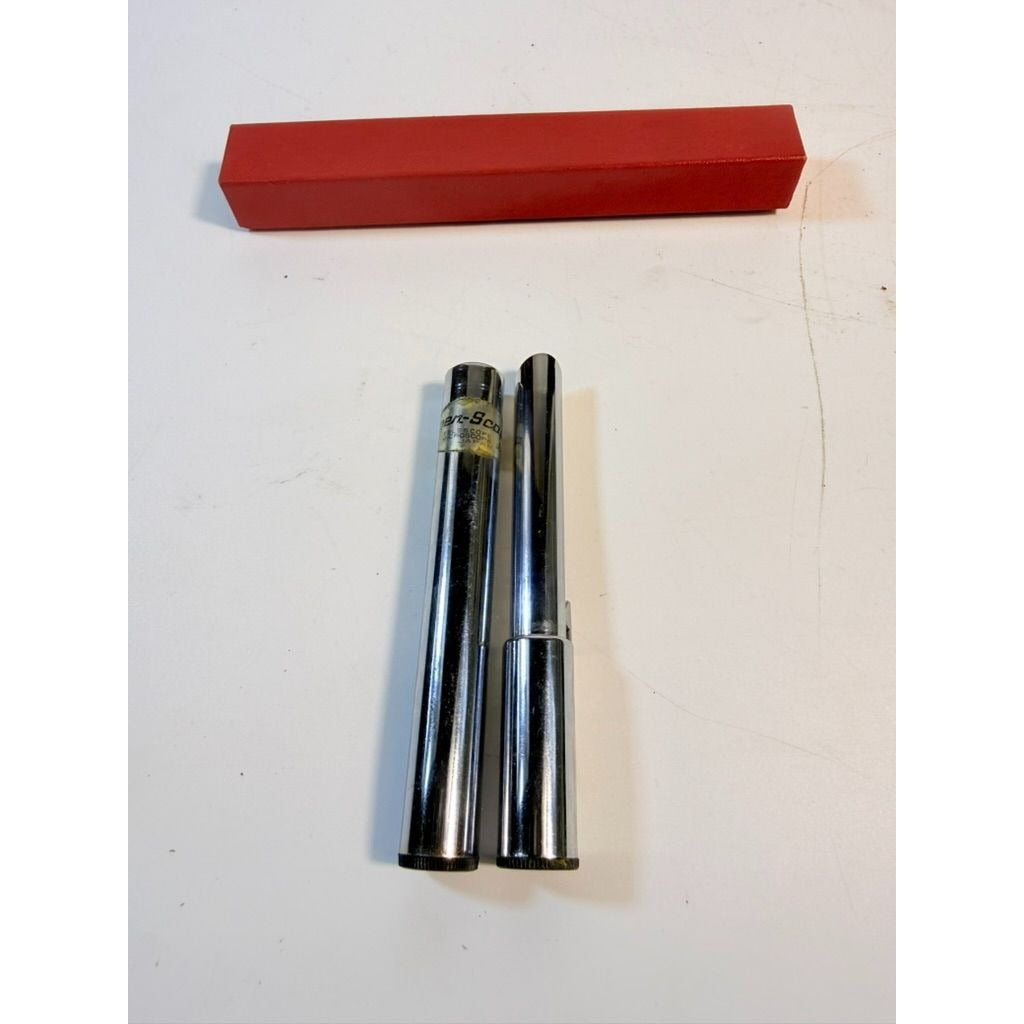 Pocket Telescope Microscope Vintage Pen-Scope Made in Japan Stainless Steel Original Box 8x and 30 x Unique Gift Gadget optical