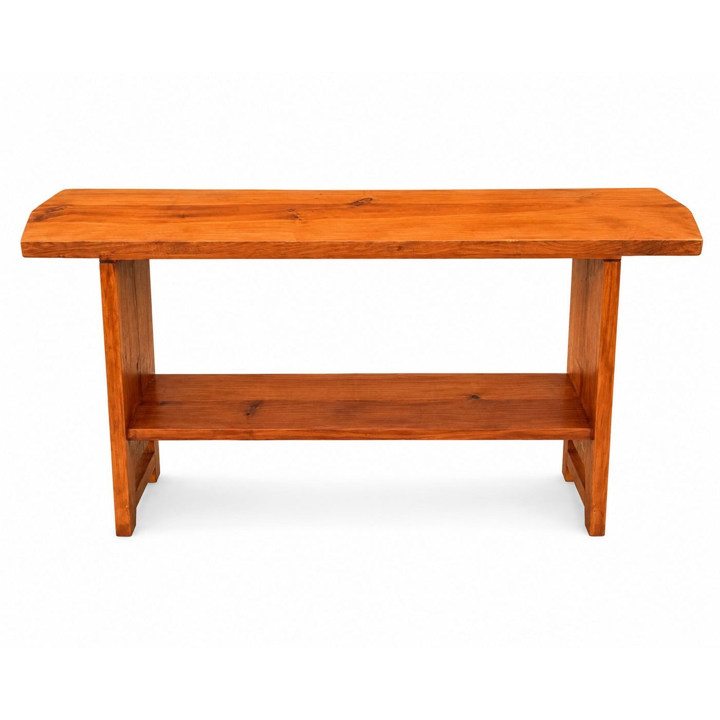 Pine Sofa Table Enterance Foyer Tall Vintage Handmade Furniture Farmhouse Primitive Arts and Crafts Style Hand Made Cottage Core
