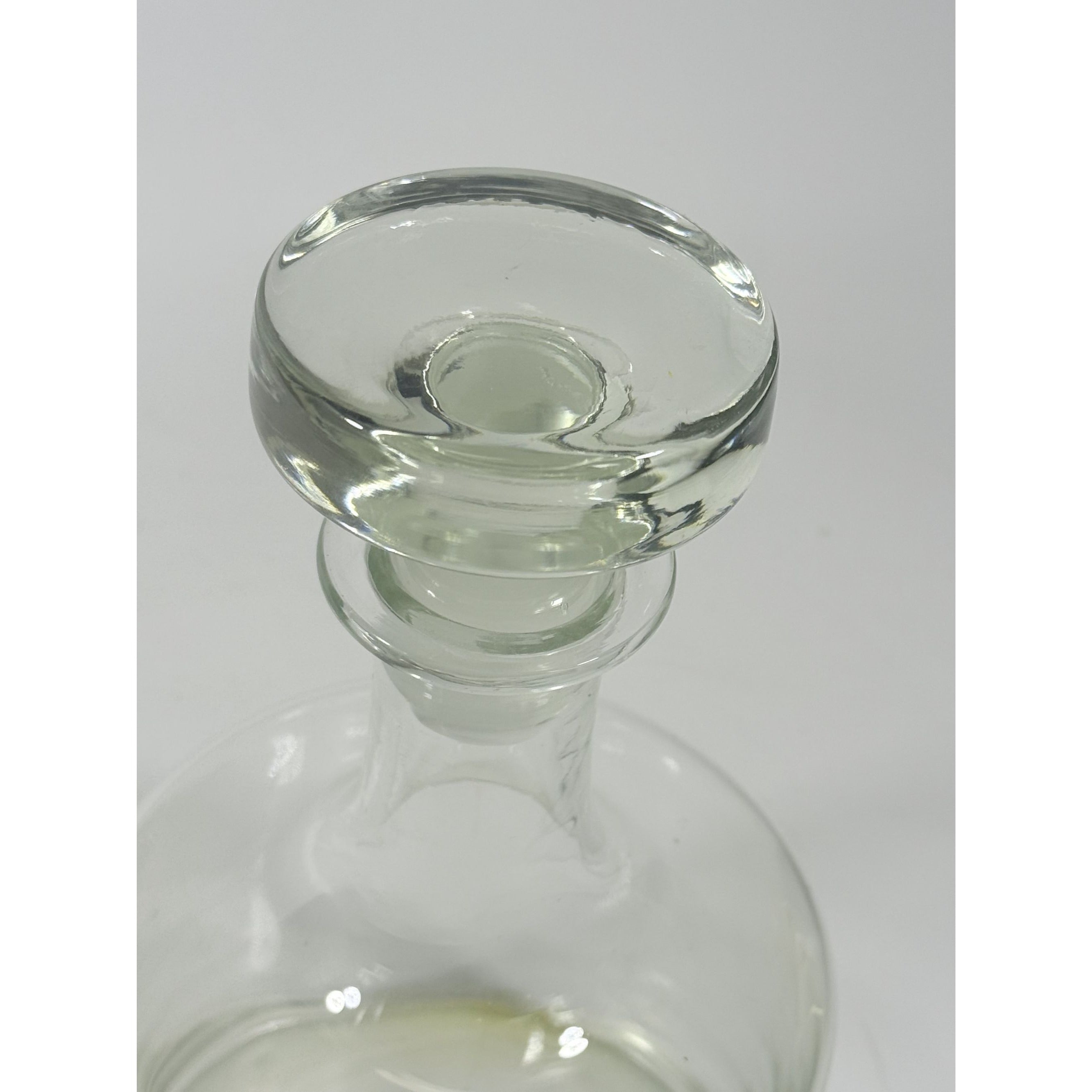 Decanter Toscany Etched Frosted Clipper Ship Mancave Barware Crystal Clipper Vintage Replacement Glassware Barware Nautical