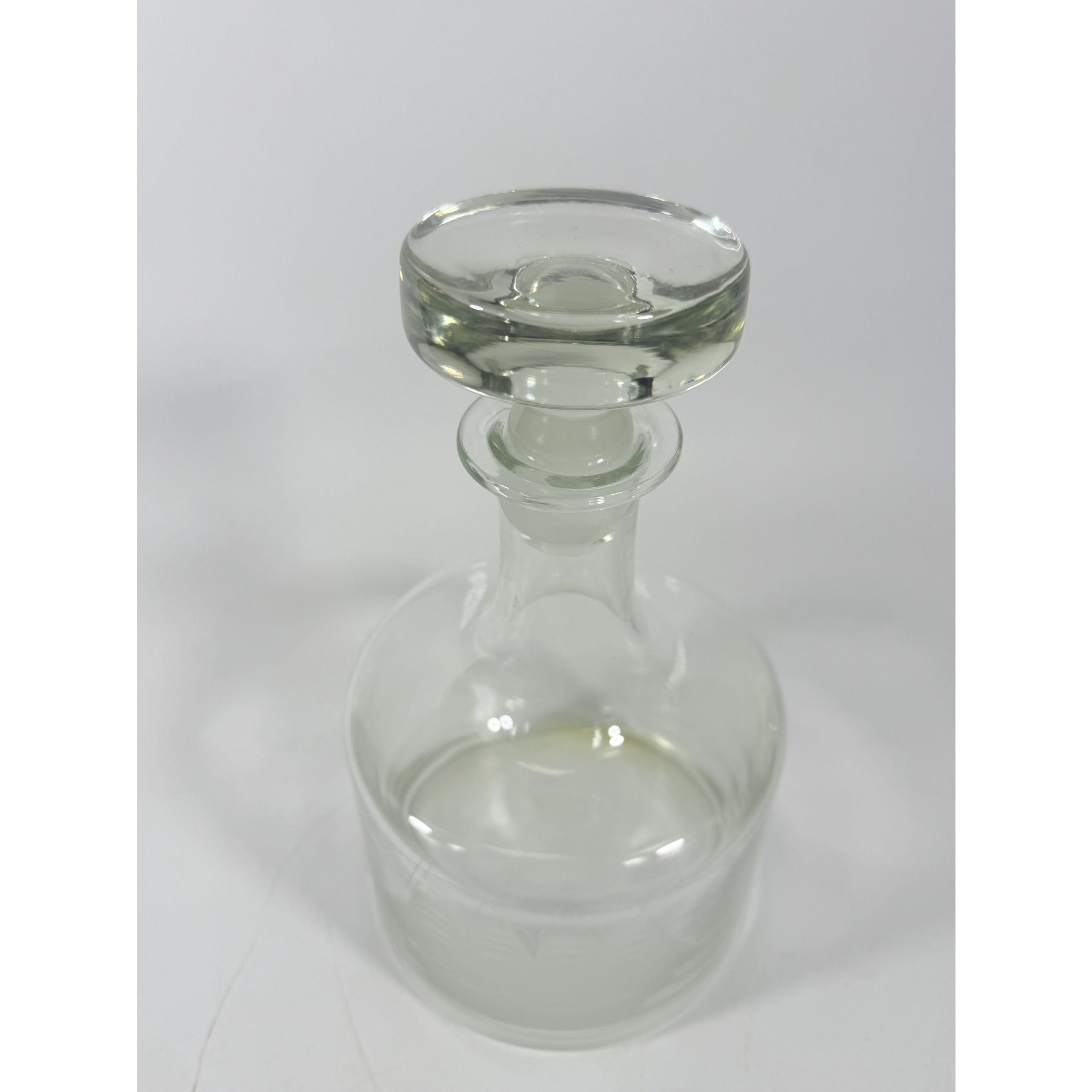 Decanter Toscany Etched Frosted Clipper Ship Mancave Barware Crystal Clipper Vintage Replacement Glassware Barware Nautical