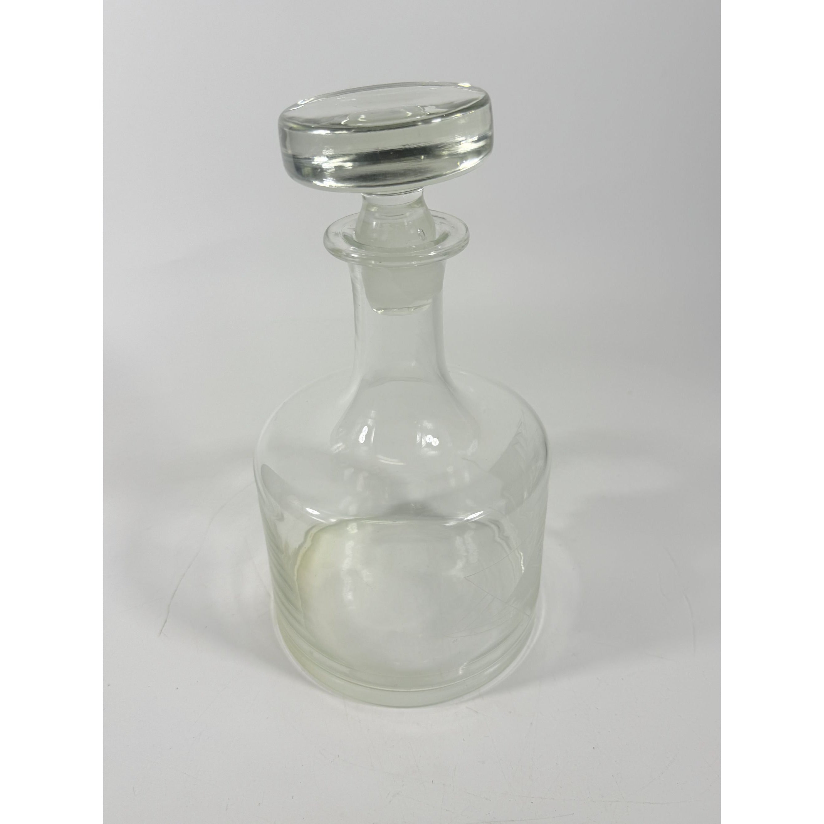 Decanter Toscany Etched Frosted Clipper Ship Mancave Barware Crystal Clipper Vintage Replacement Glassware Barware Nautical