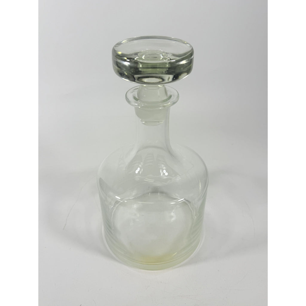 Decanter Toscany Etched Frosted Clipper Ship Mancave Barware Crystal Clipper Vintage Replacement Glassware Barware Nautical