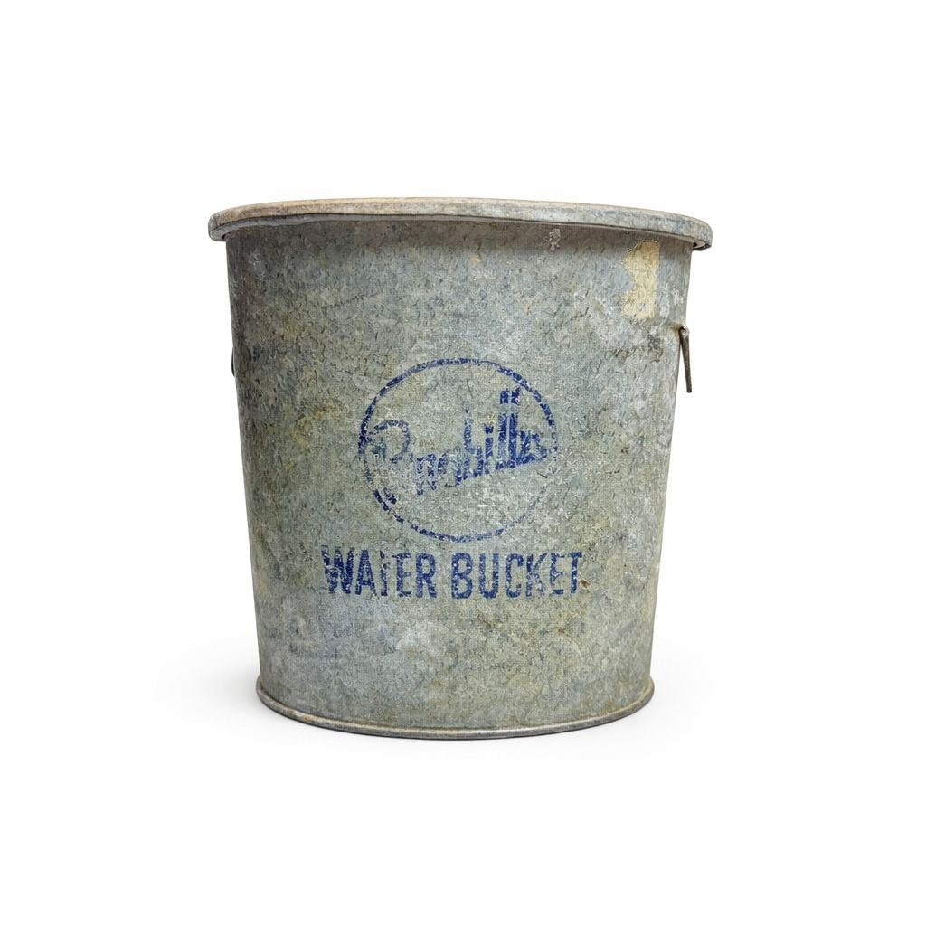 Aluminum Wade Bucket Vintage Frabills Galvanaized Metal Fishing Live Bait HolderRustic Cabin Hunting Cabin Lodge Grandpa Core Home Decor