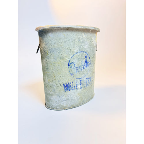 Aluminum Wade Bucket Vintage Frabills Galvanaized Metal Fishing Live Bait HolderRustic Cabin Hunting Cabin Lodge Grandpa Core Home Decor
