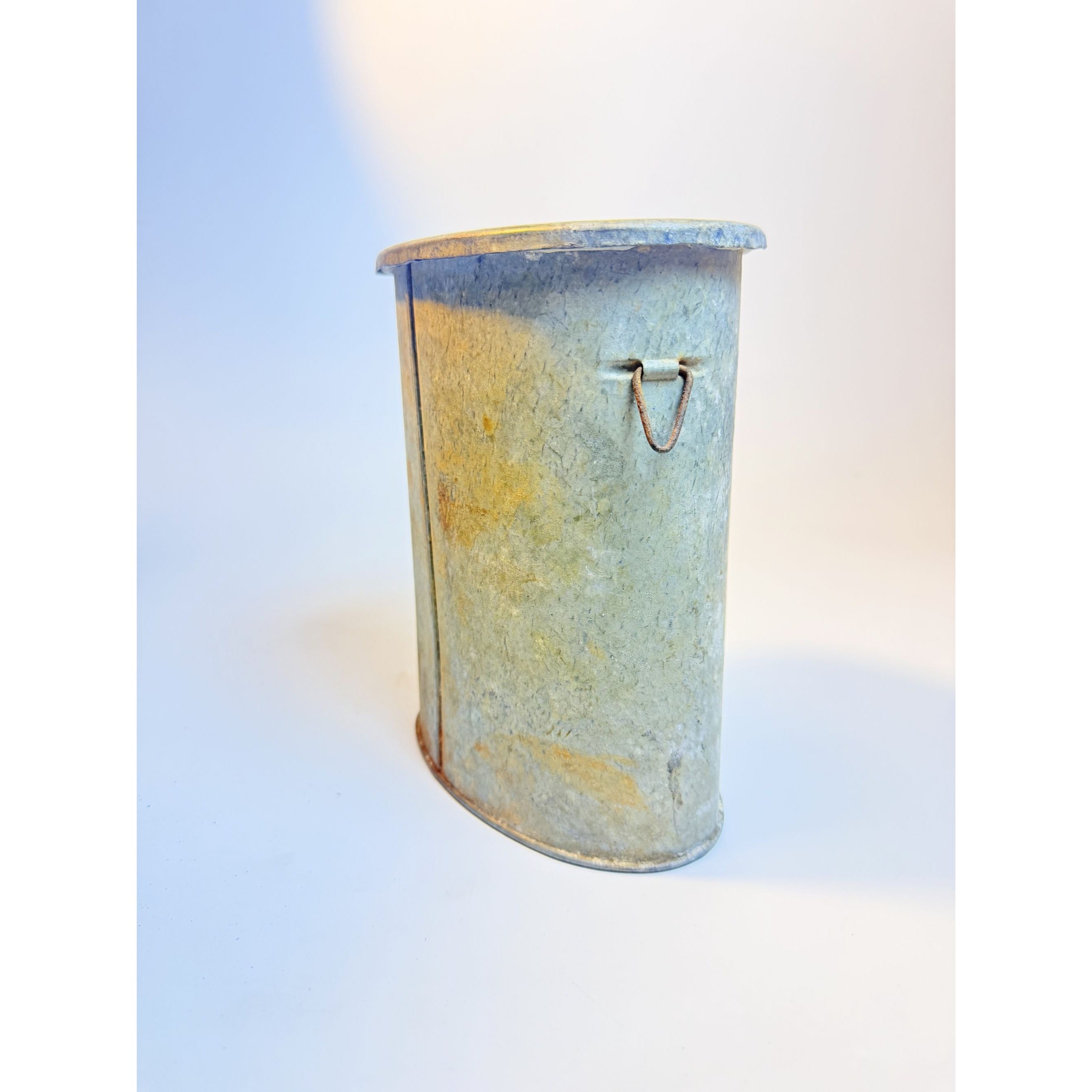 Aluminum Wade Bucket Vintage Frabills Galvanaized Metal Fishing Live Bait HolderRustic Cabin Hunting Cabin Lodge Grandpa Core Home Decor