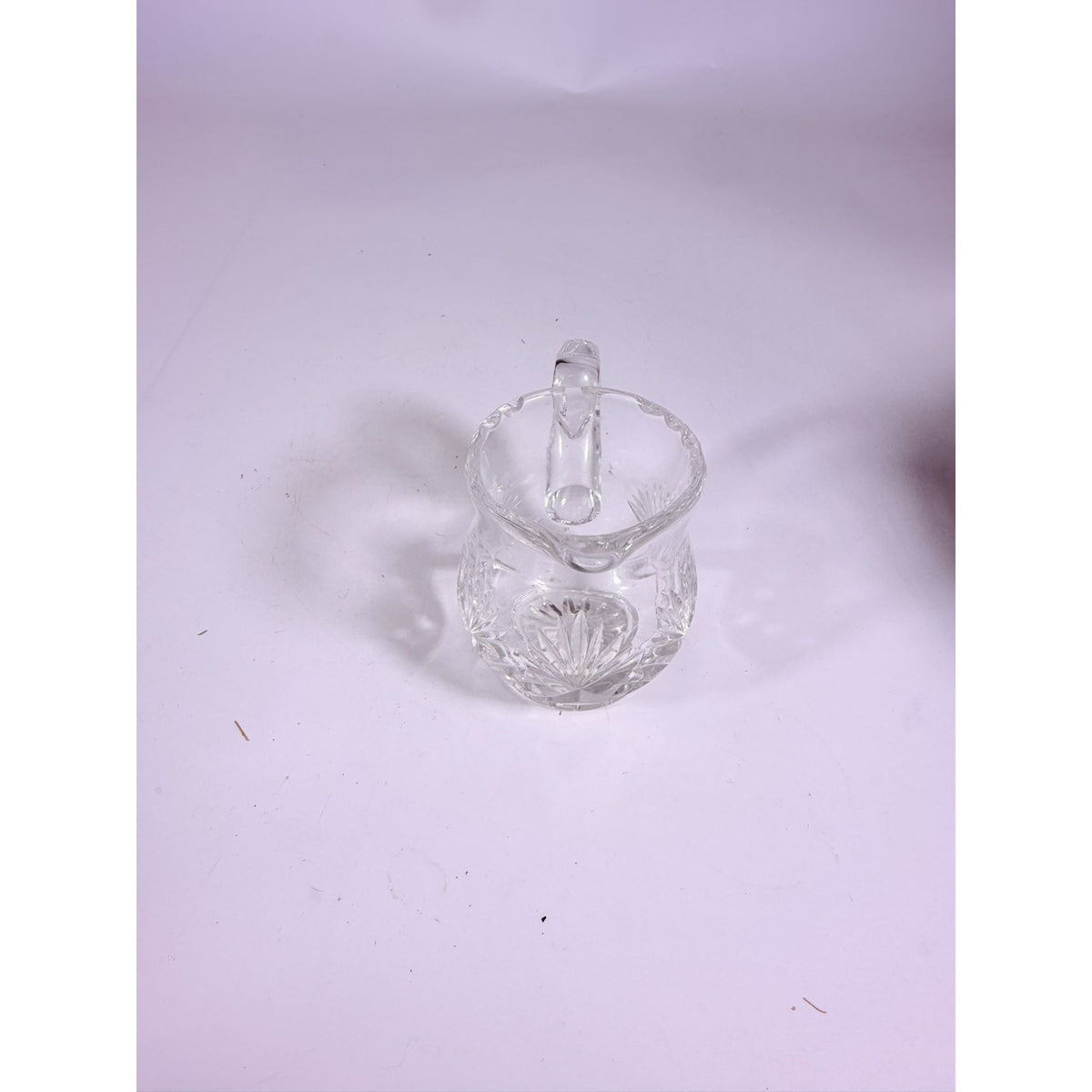 Mini Creamer Lead Crystal Creamer Clear Industries Essex Hand Cut Czechoslov Vintage Glass Collectible Replacement Glassware