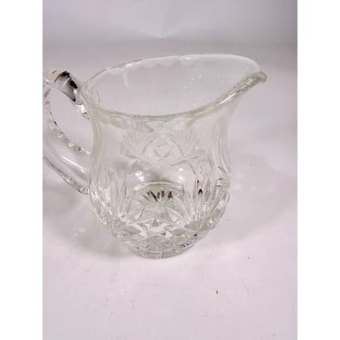 Mini Creamer Lead Crystal Creamer Clear Industries Essex Hand Cut Czechoslov Vintage Glass Collectible Replacement Glassware