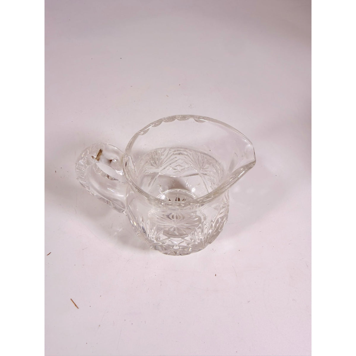 Mini Creamer Lead Crystal Creamer Clear Industries Essex Hand Cut Czechoslov Vintage Glass Collectible Replacement Glassware