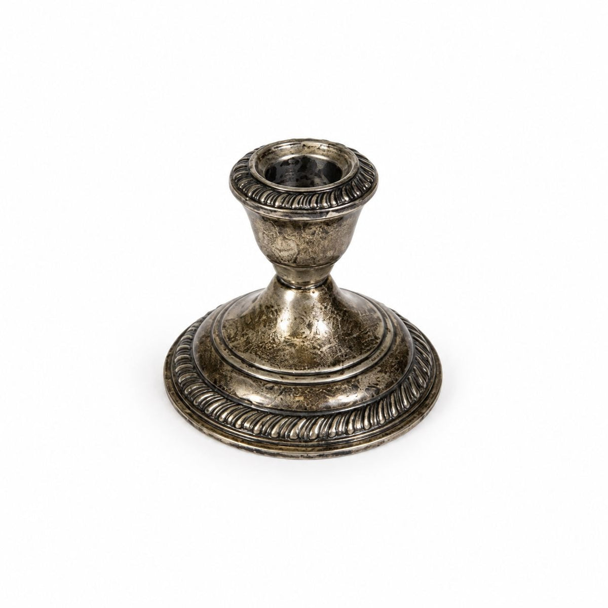 Candlestick AMC Sterling Silver Weighted 3" Candle Holders Vintage Stamped Replacment Silverware Ornate Collectible Scrap Metal