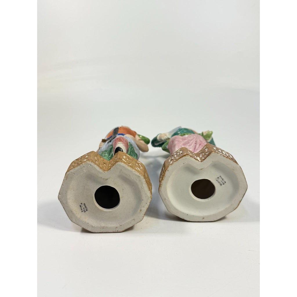 Oriental Figurine Pair Set Occupied Japan Samari Geisha Porcelain Home  Shelf Decor Decorative Accents Chionsiere