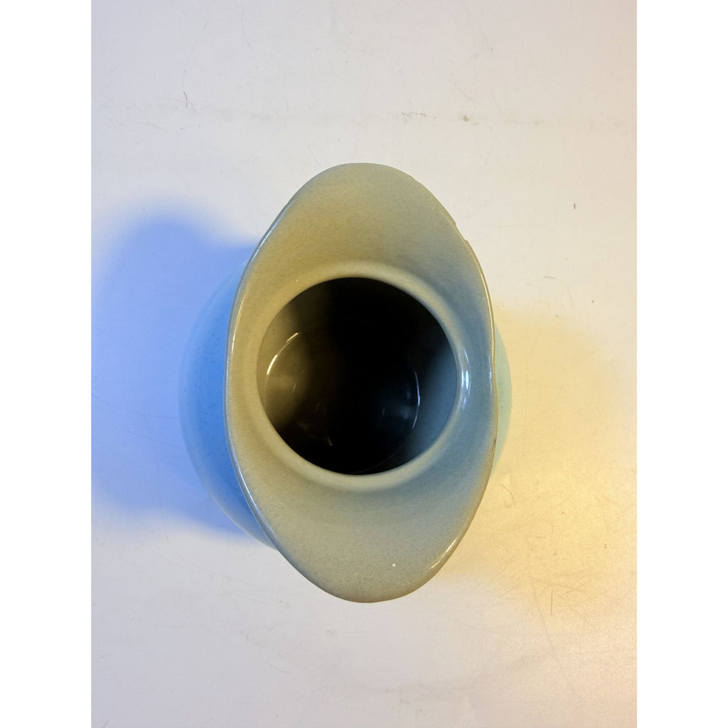 Creamer Sugar Bowl Set Harkerware Harker Pottery Ceramic Kitchenware Restaurantware Vintage Blue Mist and Grey Speckled Mid Century