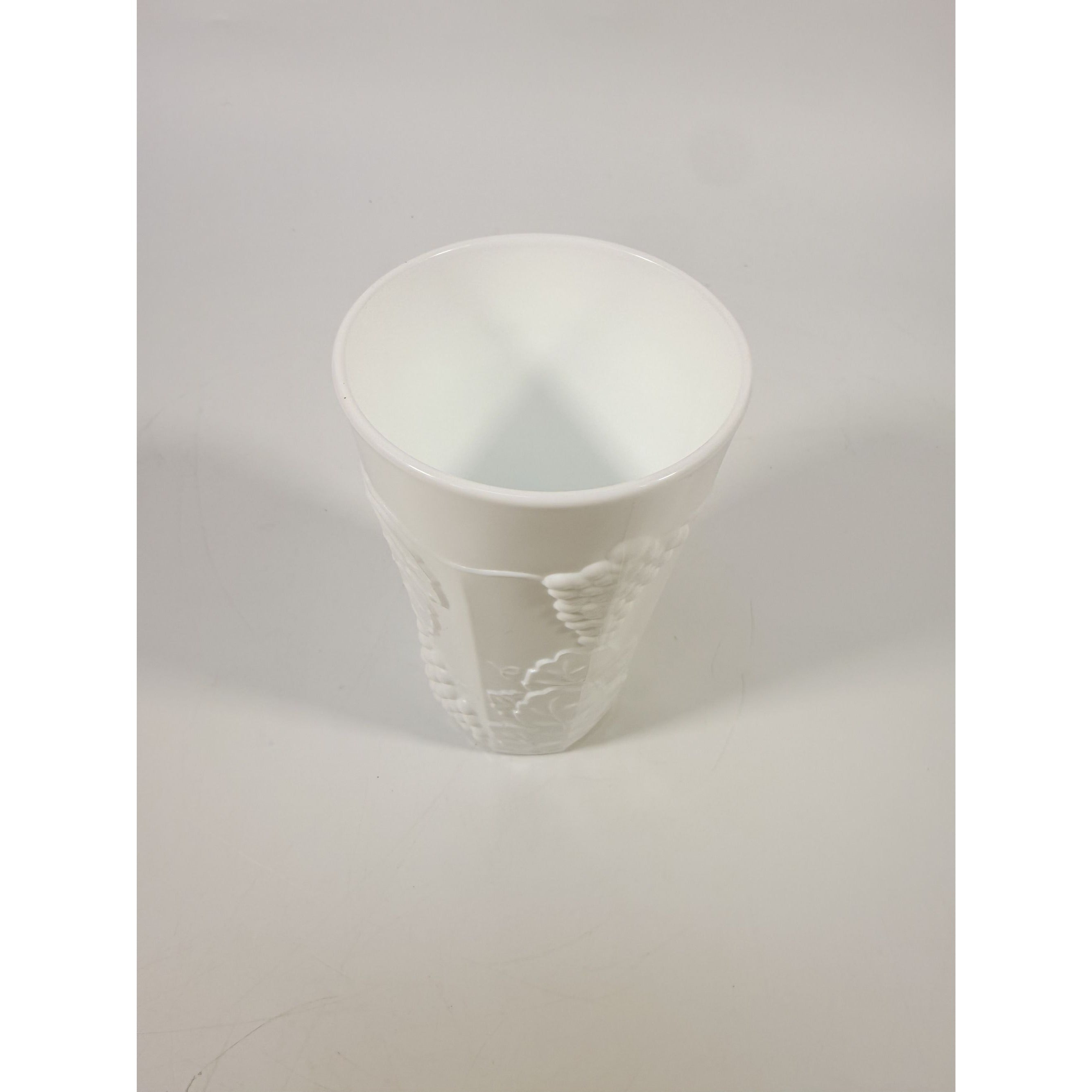 Tumblers Drinking Water Ice Tea Glasses Milk Glass Indiana Grape Vintage 16 oz Classic Serving Replacement Glassware White Cottage Granny