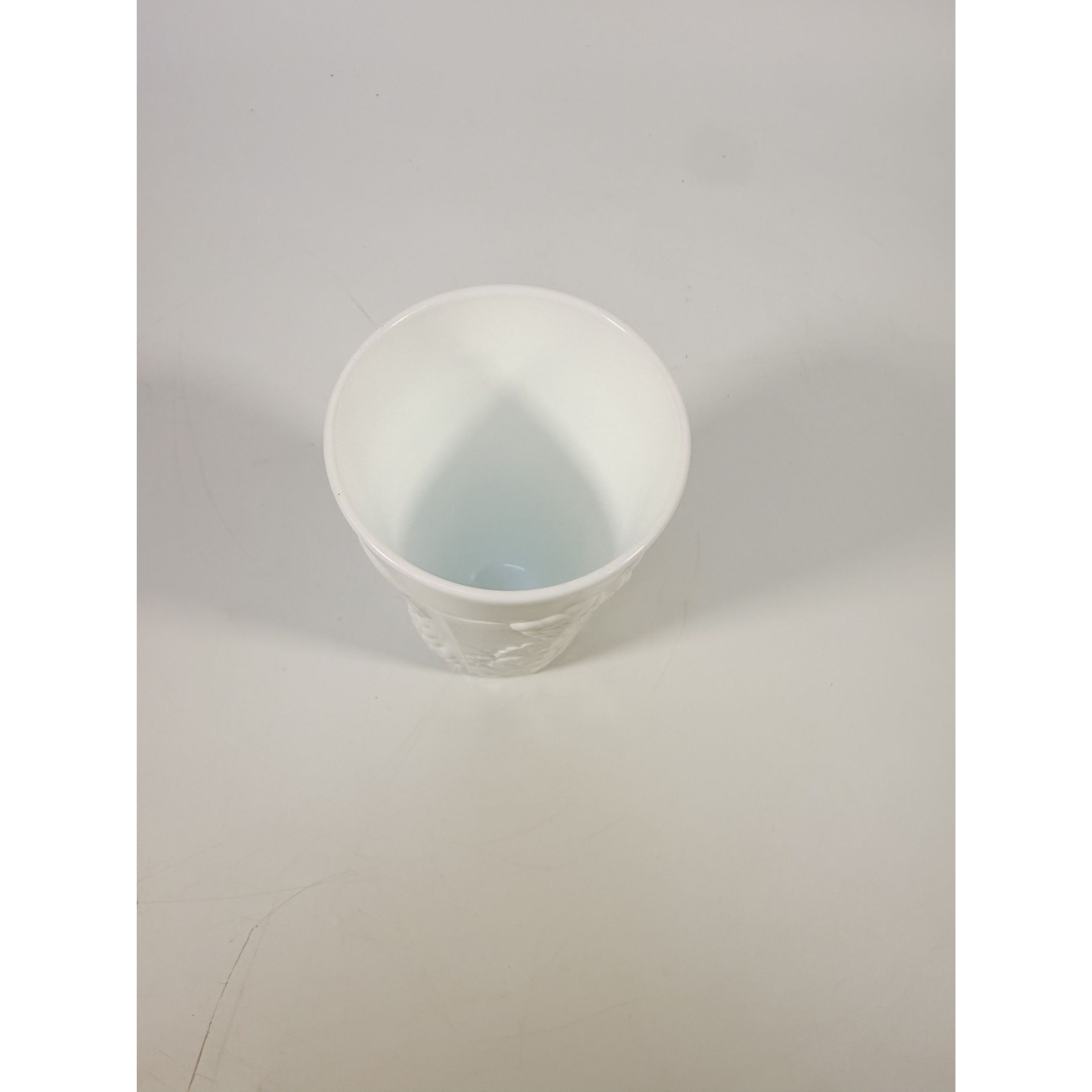 Tumblers Drinking Water Ice Tea Glasses Milk Glass Indiana Grape Vintage 16 oz Classic Serving Replacement Glassware White Cottage Granny