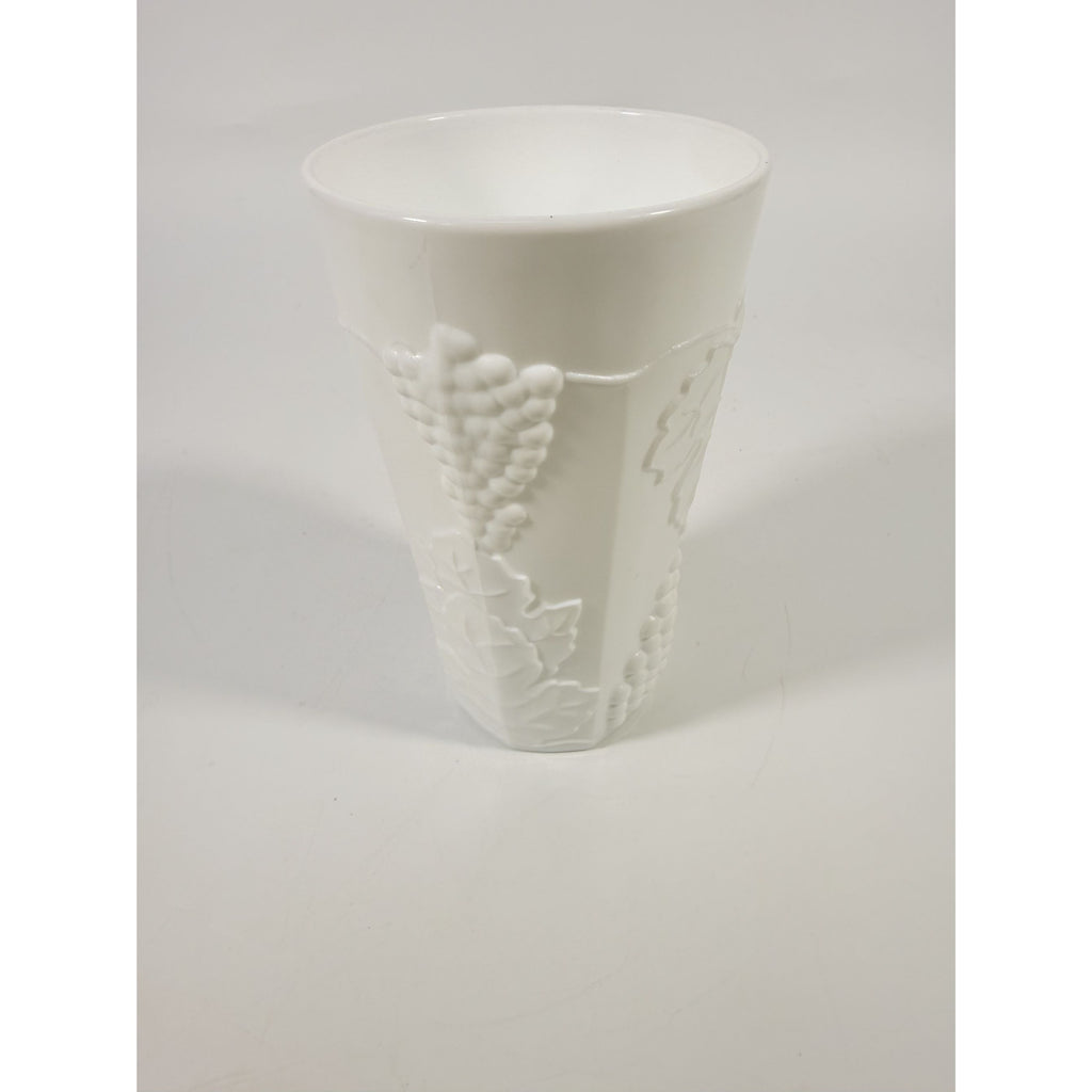 Tumblers Drinking Water Ice Tea Glasses Milk Glass Indiana Grape Vintage 16 oz Classic Serving Replacement Glassware White Cottage Granny