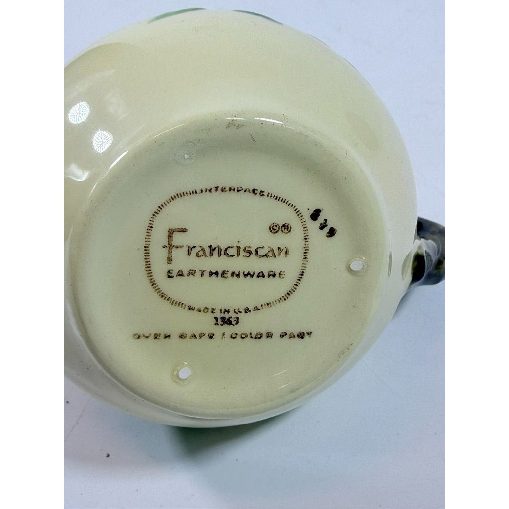 Stoneware Creamer Pitcher Franciscan Desert Rose Made In California USA Replacement China Vintage Classic Earthenware Traditional