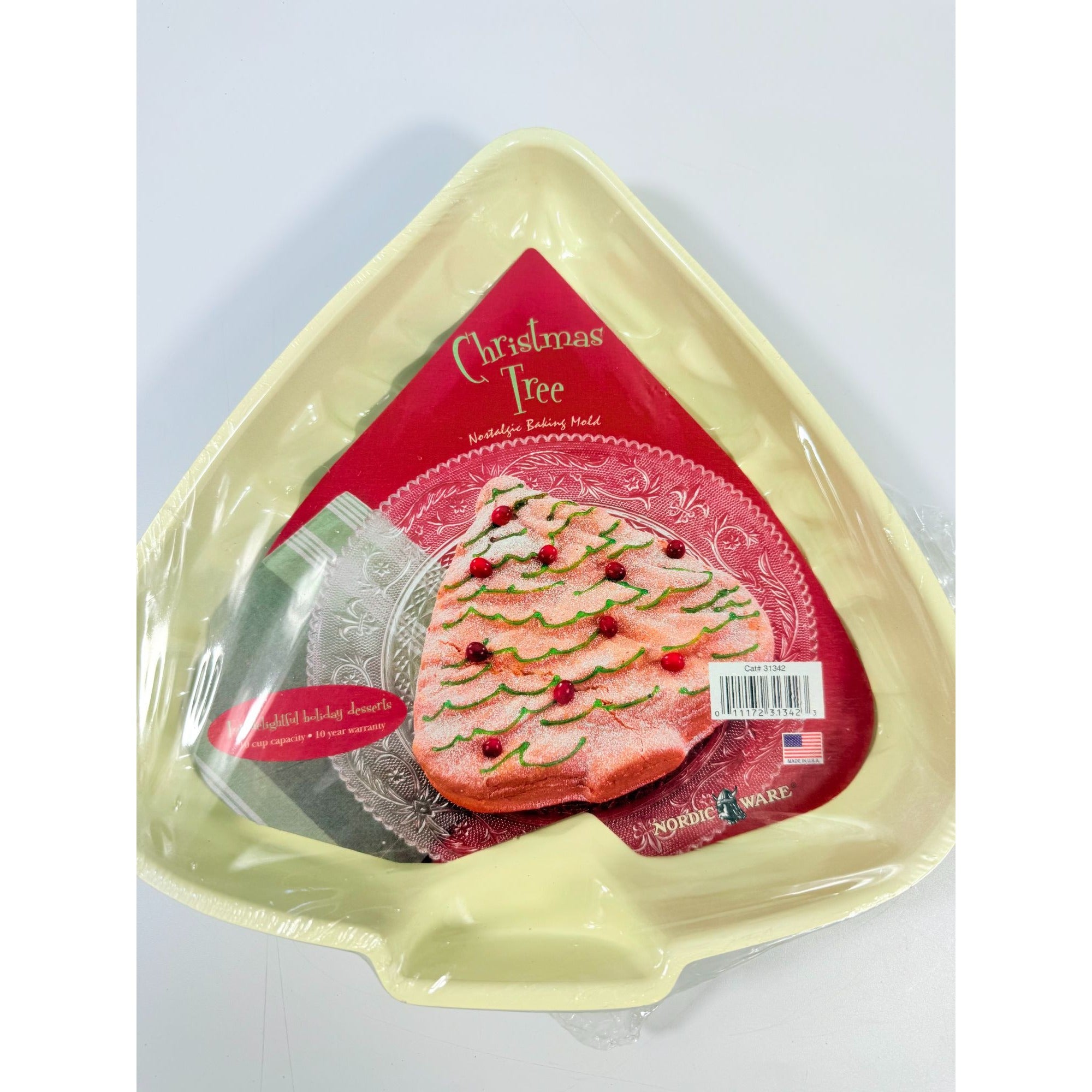 Nordic Ware Christmas Tree Nostalgic Baking Mold New Old Stock Sealed | Bakeware Holdiay Baking Cookware Kitchenware Kitchen